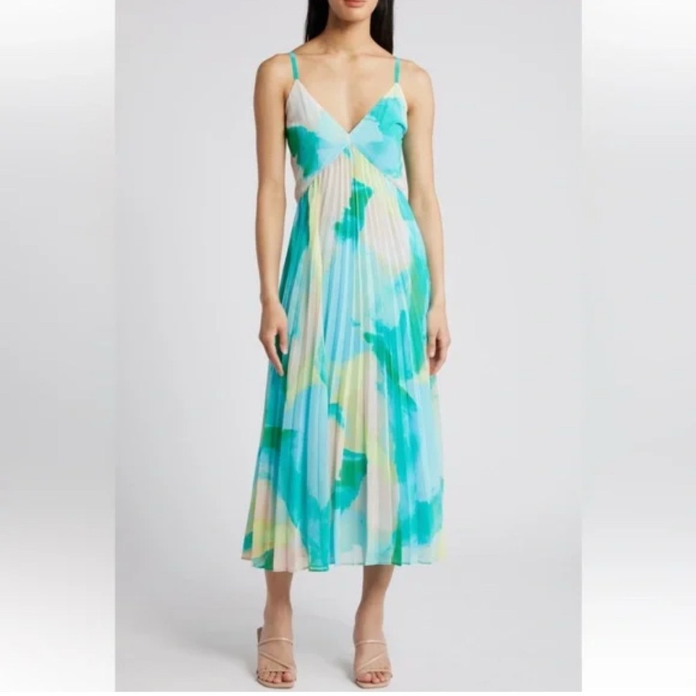 Chelsea28 Pleated Floral Sundress
